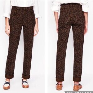 Boden Girlfriend Jeans Cheetah 30 Petite
